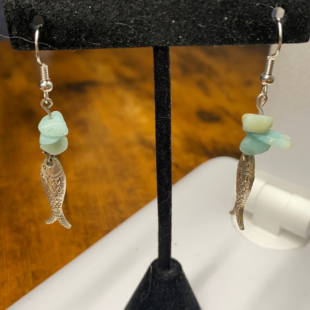 Fish dangly earrings